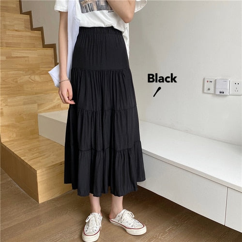 Summer Women Chiffon Skirt