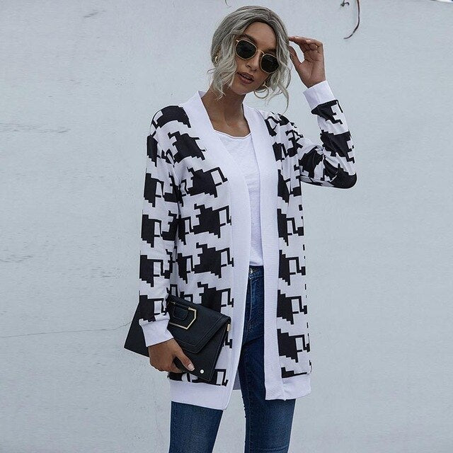 Women Casual Loose Knitted Cardigans