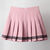 Vintage Korean Style Patchwork Skirt Harajuku JK Black Pleated Skirts Gothic Streetwear High Waist Mini Skirt Women Punk Skirt