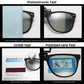 VIVIBEE Men Photochromic Polarized Lens Flip Up Clip on Sunglasses Women Driving Sun Glasses with Clips 2026 Trending Product