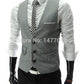 M-7XL 2025 New Dress Vests For Men Slim Fit Mens Suit Vest Male Waistcoat Gilet Homme Casual Sleeveless Formal Business Jacket