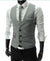 M-7XL 2025 New Dress Vests For Men Slim Fit Mens Suit Vest Male Waistcoat Gilet Homme Casual Sleeveless Formal Business Jacket