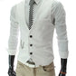 M-7XL 2025 New Dress Vests For Men Slim Fit Mens Suit Vest Male Waistcoat Gilet Homme Casual Sleeveless Formal Business Jacket