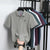 100% pure cotton men's breathable short sleeve T-shirt high-end luxury brand embroidered loose casual summer business polo shirt