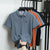 100% pure cotton men's breathable short sleeve T-shirt high-end luxury brand embroidered loose casual summer business polo shirt