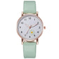 Trendy Ladies Wrist Watches Luminous Women Simple Watches Casual Leather Strap Quartz Watch Clock Montre Femme Relogio Feminino