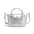 Handwoven single-shoulder small dumpling bag, fashionable bucket bag, new simple ladies crossbody lunch box bag, small tote bag