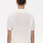 Wolfeel Summer New Polo Collar Hollow Knitted Short Sleeved Sweater Women's Bubble Sleeve T-shirt Female Simple Knitted Sweater