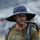 2025 New Fashion Summer Bucket Hat Cowboy Men Outdoor Fishing Hiking Beach Hats Mesh Breathable Anti UV Sun Cap Large Wide Brim
