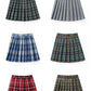 Women Summer Plaid Pleated Skirt With Necktie Bowtie Korean Jk Skirt Uniform Japanese School Preppy A Line Mini Skirts