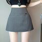 Skirt Pants Skirt Female Spring and Summer New High-waisted Thin A Word Skirts Pants Open Fork Package Hip Business Skirt