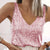 Women‘s Summer Fashion Deep V Neck Sequined Tank Top Stylish Sleeveless Polyester Top Sparkly Club Party Vest Blouses