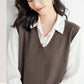 Spring Autumn Knitted Vest for Women Clothes Fashion Casual Thin Sweater Vests Harajuku Tank Tops Ropa Mujer Elegant Blusas