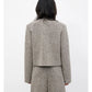 CHIC VEN Fashion Women Woolen Short Coat New Slim Ladies Jacket Female High Waist Middle Pants Sets Spring Autumn 2026