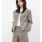 CHIC VEN Fashion Women Woolen Short Coat New Slim Ladies Jacket Female High Waist Middle Pants Sets Spring Autumn 2026