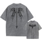 Tshirts Men Gym Vintage Heavyweight T Shirts Cotton Workout Acid Wash Baggy Tees Street Fashion Tops Unisex