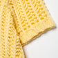 Hollow Out Knit Pullover Women Casual Round Neck Lace Up Bow Sweater Female Autumn Short Sleeves Solid Knitwears Lady