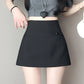 Skirt Pants Skirt Female Spring and Summer New High-waisted Thin A Word Skirts Pants Open Fork Package Hip Business Skirt