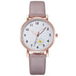 Trendy Ladies Wrist Watches Luminous Women Simple Watches Casual Leather Strap Quartz Watch Clock Montre Femme Relogio Feminino