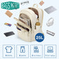 BAGSMART Laptop Bags College Casual Backpack for Women Quilted Small Computer Bookbag Water-Resistant 15.6 Inch notebook Bag