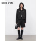 CHIC VEN Fashion Women Woolen Short Coat New Slim Ladies Jacket Female High Waist Middle Pants Sets Spring Autumn 2026
