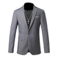 Boutique Fashion Solid Color High-end Brand Casual Business Men's Blazer Groom Wedding Gown Blazers for Men Suit Tops Jacke Coat