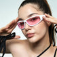 Y2K Silver Sunglasses Color Hollowed Out Future Sense Of Technology Hot Girls Net Red Sunglasses Women Sunglasses Trendy Men