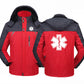 EMT Emergency Ambulance 2024 Men Zipper Jacket Windbreaker Windproof Thicken Outwear Outdoor Sport Comfortable Versatile Coat