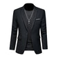Boutique Fashion Solid Color High-end Brand Casual Business Men's Blazer Groom Wedding Gown Blazers for Men Suit Tops Jacke Coat