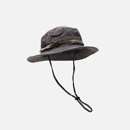 Summer New Bucket Hat For Men Fisherman Cap Fishing Outdoor Sunshade Big Brim Panama Hat Sunscreen Riding Hiking Suncreen Sunhat