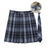 Women Summer Plaid Pleated Skirt With Necktie Bowtie Korean Jk Skirt Uniform Japanese School Preppy A Line Mini Skirts