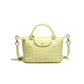 Handwoven single-shoulder small dumpling bag, fashionable bucket bag, new simple ladies crossbody lunch box bag, small tote bag