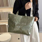 Fashion Storage Bag Transparent Jelly Bag Summer Beach Bag PVC Tote Bag Shoulder Pouch Tote Bag Letter Prints Handbags Sports