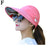 Fashion Womens Ladies Summer Vacation Wide Brim Foldable Sun Hat Anti-UV Beach Visor Caps Casual Hats