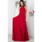 Fashion Multi-worn V-neck Vestidos De Fiesta Women Long Dress Sexy Strapped Lady Summer Maxi Dress