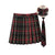 Women Summer Plaid Pleated Skirt With Necktie Bowtie Korean Jk Skirt Uniform Japanese School Preppy A Line Mini Skirts