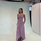 Gown Neck Strap Irregular Long Dress For Women Ruffle Sleeveless High Waist Backless Dresses 2025 New Summer Elegant Party Y2k