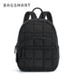 BAGSMART Laptop Bags College Casual Backpack for Women Quilted Small Computer Bookbag Water-Resistant 15.6 Inch notebook Bag
