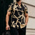 2026 New Men's Short-Sleeve Shirt, Stylish Color-Blocked Irregular Pattern Print Shirt, Outdoor Casual Hawaiian Shirt, XS-6XL