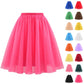 Tutu Skirt For Women 50s Skirt Retro Party Tulle Ballet Rockabilly Petticoat Underskirt Dance Dress Cosplay Mesh Skirt