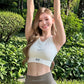 Women's Sports Bra Yoga Tank Tops Backless Fitness Workout Tops Push Up Running Vest Moisture Wicking Breathable Athletic Shirts