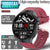 2026 New Outdoor Smart Watch 1.7-inch HD Screen, 100+T Sports Mode, Bluetooth Call Waterproof Smart Watch