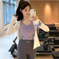 Women's Sports Bra Yoga Tank Tops Backless Fitness Workout Tops Push Up Running Vest Moisture Wicking Breathable Athletic Shirts