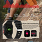 2026 New LED flashlight Military Smart Watch Men IP68 GPS Outdoor Sports Fitness Tracker Health Monitor 2.01" BT Call Smartwatch