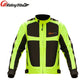 Men Woman Summer Style Breathable Motorcycle Jacket Night High Visible Motorbike Riding Coat with 5pcs Protective pads JK-21