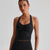 Solid Color Sports Tank Top Women Fitness Bra TightsCross Back Gym Clothe Underwear Yoga Vest High impact shockproof Chest Pad