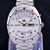 automatic mechanical unisex Orient watch with large rotating dial, fully functional stainless steel Japanese movement