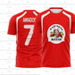 Amador Recio Football Jerseys Seafood Shrimp Recio Print T-Shirt Quick Drying Sportswear Summer Beach Tee Men's Women's T-Shirts