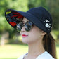 Fashion Womens Ladies Summer Vacation Wide Brim Foldable Sun Hat Anti-UV Beach Visor Caps Casual Hats