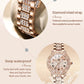 OLEVS Watch Women Fashion Elegant Stainless Steel Waterproof Quartz Wristwatch Luxury Ladies Dress Watches